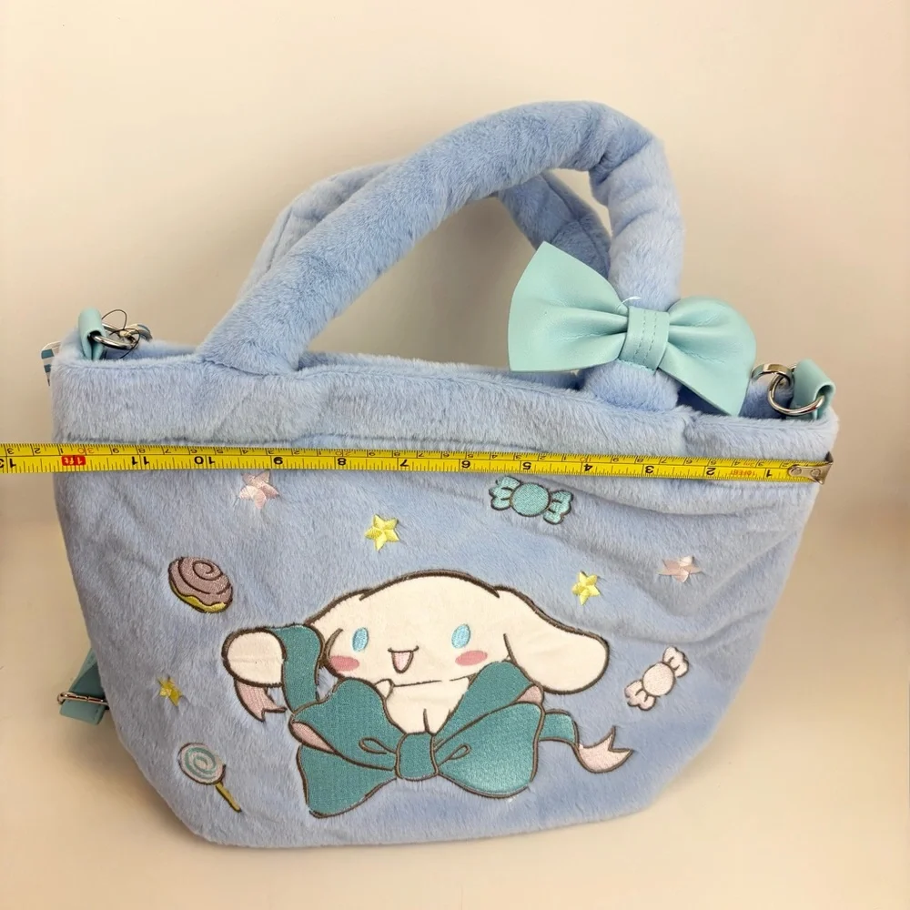 Cinnamoroll Baby Blue Fuzzy Crossbody Bag New With Tags